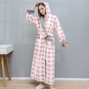 Plaid Flannel Bathrobe