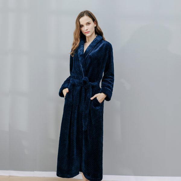 Waffle Bathrobe Womens