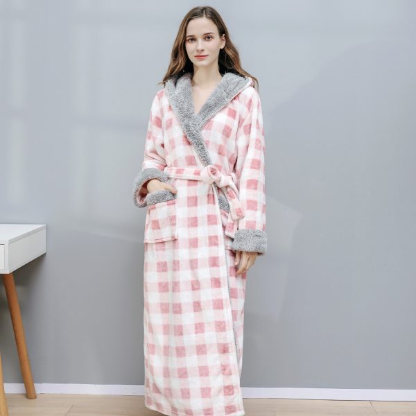 Plaid Bathrobe