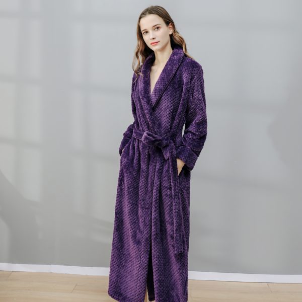 Womens Waffle Bathrobe