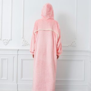 Plus Size Long Robes With Zipper