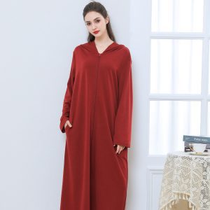 Womens Cotton Nightgowns Long Sleeve