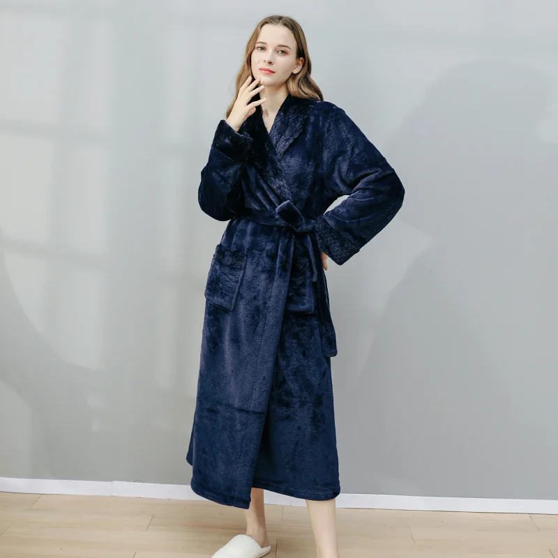 Women’s Flannel Bathrobe